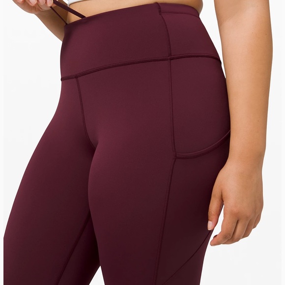 lululemon athletica Pants - Lululemon Fast and Free Tight 25” Cassis